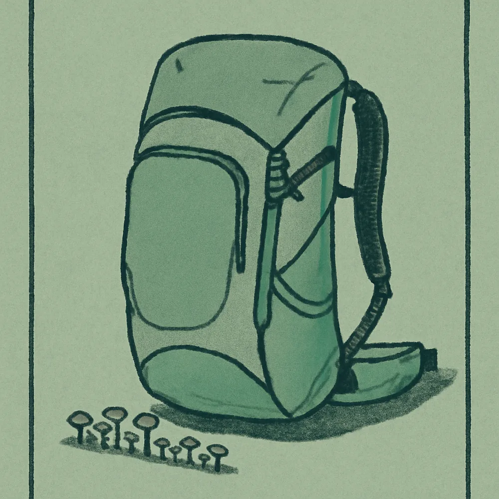 Osprey Talon 22 Pack — Men's — editorial illustration