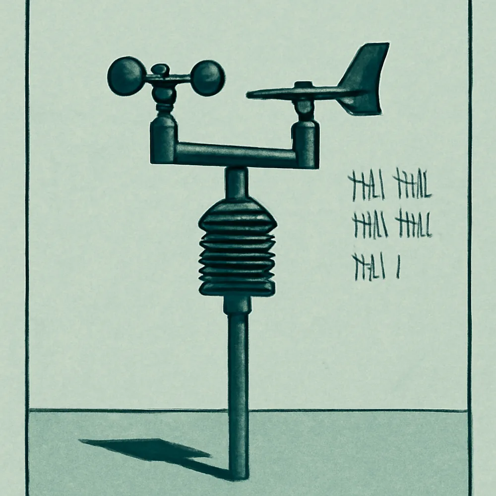 Ambient Weather WS-2902 WiFi Smart Weather Station — editorial illustration