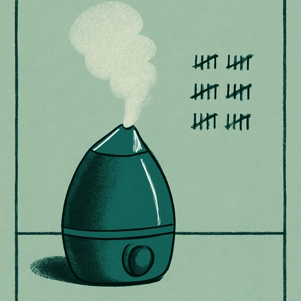 LEVOIT Classic 300S Smart Ultrasonic Humidifier — editorial illustration