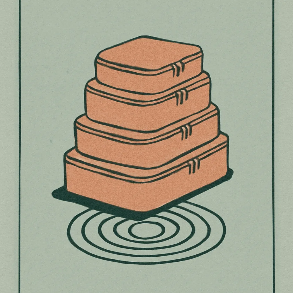 Bagail 6 Set Compression Packing Cubes — editorial illustration