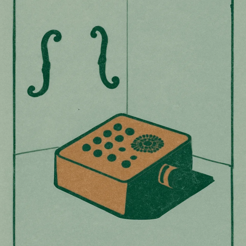 LectroFan EVO Non-Looping Sound Machine — editorial illustration